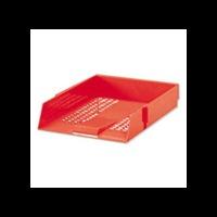 Red Plastic Letter Tray