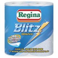 Regina Blitz Kitchen Towel No-Smears Pure Pulp Recycled 70 Sheets