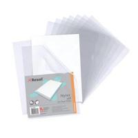 rexel nyrex a4 cut flush folder clear 1 x pack of 25 folders 12153