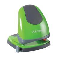 rexel easy touch low force 2 hole punch green 2102643