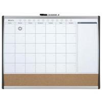 Rexel 585x430mm Magnetic Monthly Organiser Calendar Combination Board