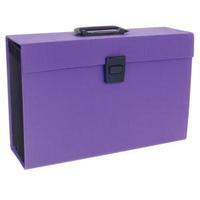 rexel joy expanding organiser file 19 part perfect purple 2104020