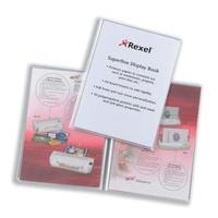 Rexel Superfine A4 Display Book with Index Sheet Clear -10 x Pack of