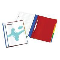 Rexel JOY A4 Polypropylene Five Part File with Colour Coded Indexed