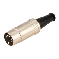 REAN / Neutrik AG NYS322 5-pin 180 Deg. Metal DIN Plug