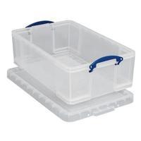 Really Useful 50L Plastic Lightweight Robust Stackable Storage Box
