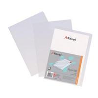 Rexel Nyrex A4 80 Letter File Folder Clear - 1 x Pack of 25 Folders