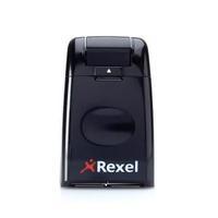 rexel id guard retractable ink roller black with black ink 2111007