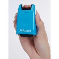 rexel id guard retractable ink roller blue with black ink 2113007