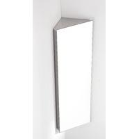 Reims 120cm Tall x 38cm Wide Single Door Corner Mirrored Bathroom Cabinet