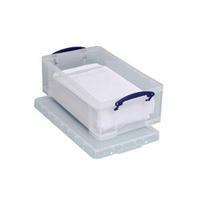 Really Useful 12L Plastic Lightweight Robust Stackable Storage Box