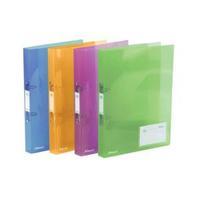 rexel ice a4 ring binder 30mm spine assorted colours 1 x pack of 10