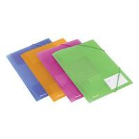 Rexel Ice A4 File 4-Fold Durable Polypropylene Elasticated for 200