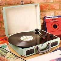 Record Player in Suitcase