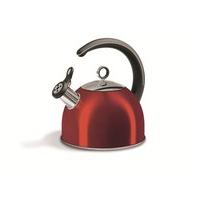 Red Accents 2.5 Litre Whistling Stove Top Kettle