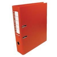 rexel colorado foolscap lever arch file orange pack of 10 28116east