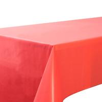 Red Plastic Party Table Cover