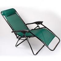 reclining garden chair colour green