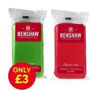 Renshaw Ready to Roll Icing Christmas Bundle 2 Pack