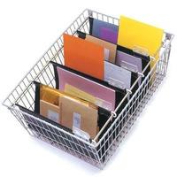 Rear pannier for mail trolleys