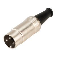 REAN / Neutrik AG NYS321 3 Pin Metal DIN Plug