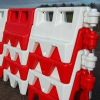 Red Water Filled MKII Road Barrier - Pallet of 18