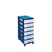 Really Useful Black Plastic Storage Tower With 6 Drawers ST6X7C