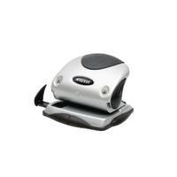 rexel precision p215 2 hole punch black and silver 15 sheet 2100738