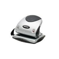 Rexel Precision P225 2 Hole Punch Black and Silver 25 Sheet 2100743