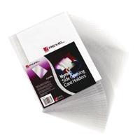 Rexel Nyrex A5 Card Holder Clear Open Top Pack of 25 PGCA5 12060