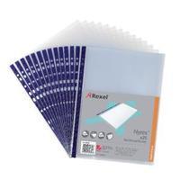 Rexel Nyrex Pocket PVC Open Top Clear Pack of 25 NPRA4 12233