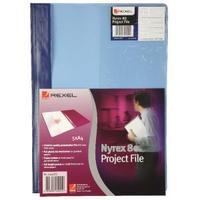 Rexel Nyrex A4 Blue Project File Pack of 5 13045BU