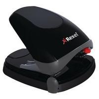 Rexel Easy Touch Hole Punch 30 Sheet Capacity Black and Grey 2102575