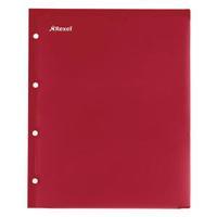 rexel advance 2 pocket folder red pack of 5