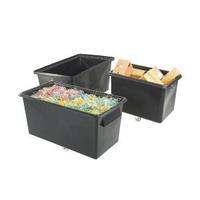 Recycled Container Truck Poly Straight Sided Black 329113