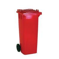 refuse container 120 litre 2 wheel red 331115