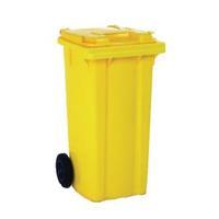 refuse container 80 litre 2 wheel yellow 331275