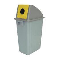 recycling container 60 litre bottle lid yellow 383014