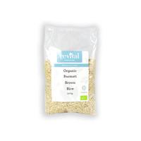 revital whole foods organic brown basmati rice 500gr