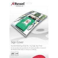 Rexel Standard Matte A4 Sign Cov...