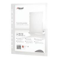 Rexel Expanding Punched Pockets A4 Pack of 5 2104223