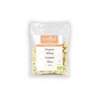 revital whole foods organic cashew nuts whole 250gr