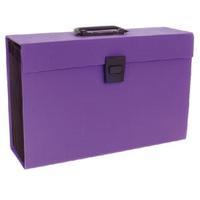 rexel joy expanding box file perfect purple 2104020