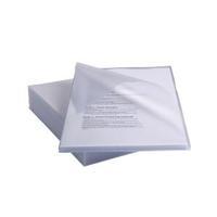 Rexel Anti Slip Cut Flush Folders Clear Pack of 25 2102211