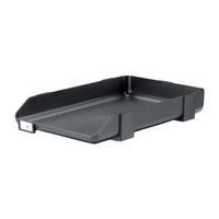 Rexel Agenda 55m Classic Letter Tray Stackable Charcoal Single 25206