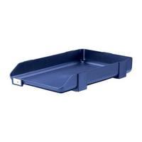 Rexel Agenda 55m Classic Letter Tray Stackable Blue Single 25207