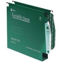 Rexel Crystalfile Classic Manilla Lateral 275 File 30mm Green - 1 x