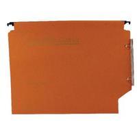 Rexel Crystalfile Classic Orange 30mm Lateral File Pack of 25 3000110