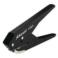 rexel s120 single hole plier punch black 20120041