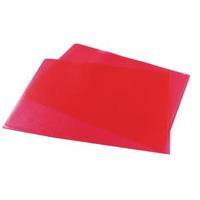 Red Cut Flush Folders Pack of 100 WX01485